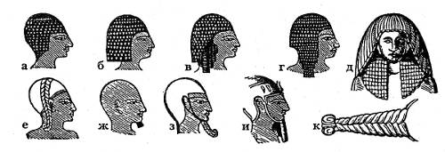 Причёски египтян